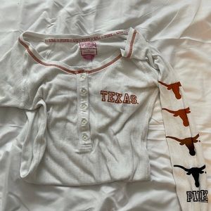 PINK longhorns comfy shirt